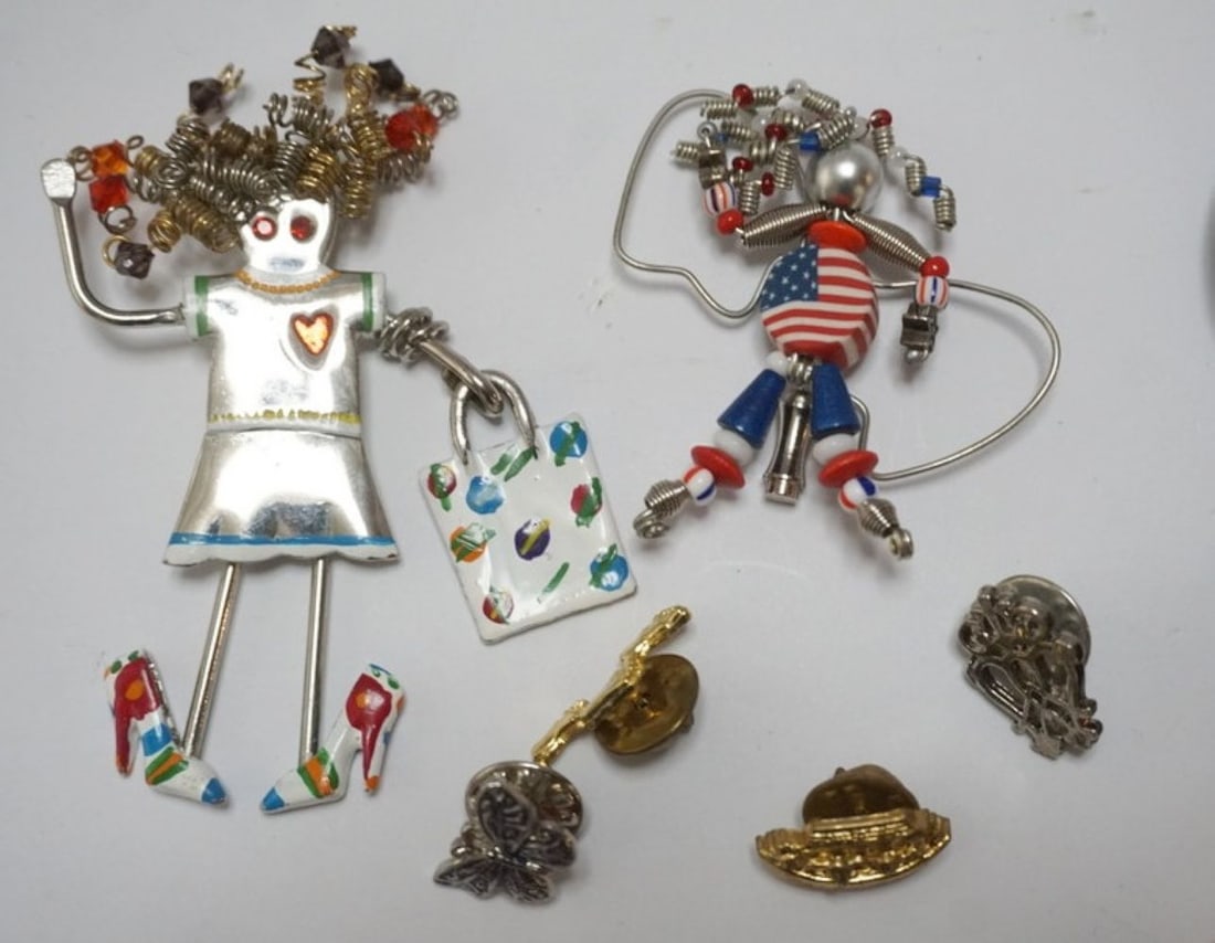 ASSORTED DESIGNER PINS - 3