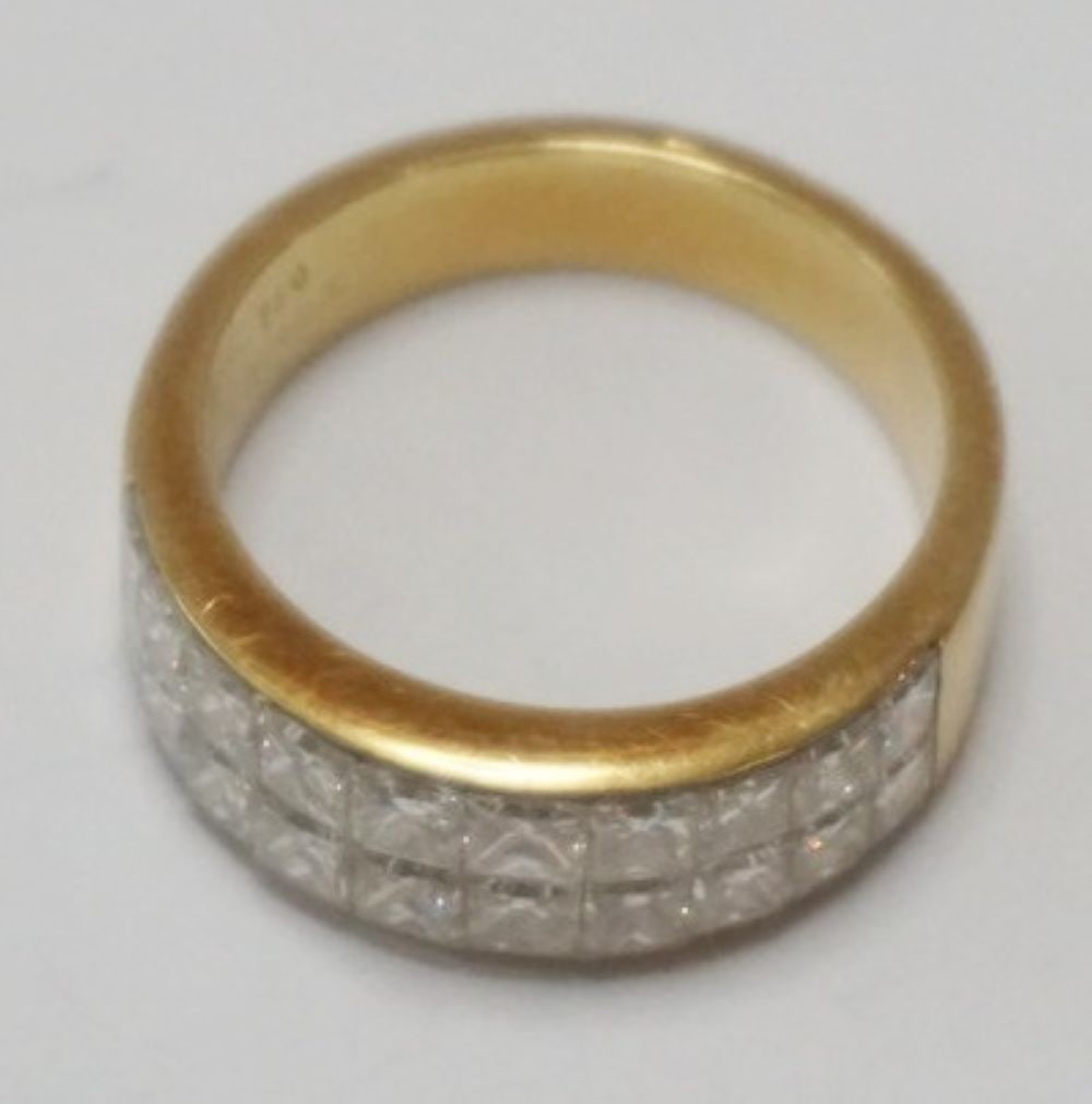 18K DIAMOND RING - 3