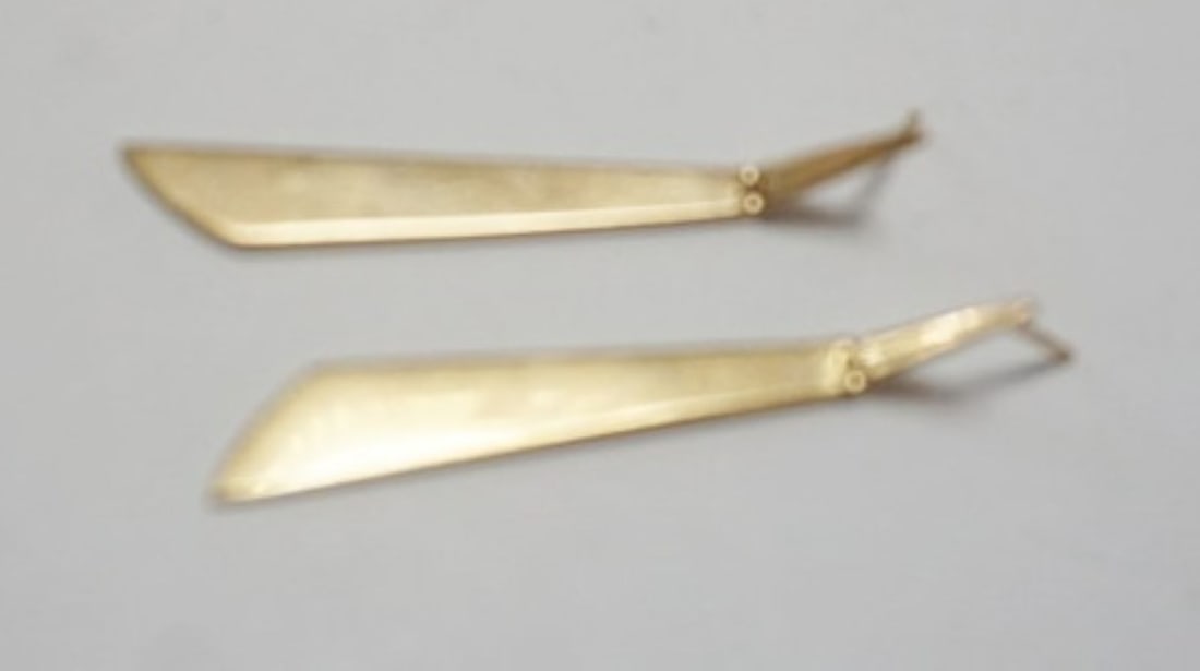 14K DANGLE EARRINGS - 2