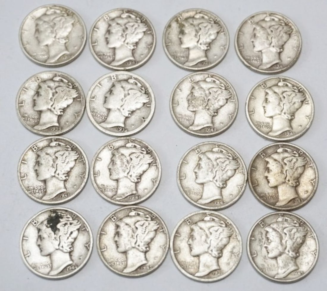 ASSORTED LIBERTY HEAD DIMES (1 of 4)