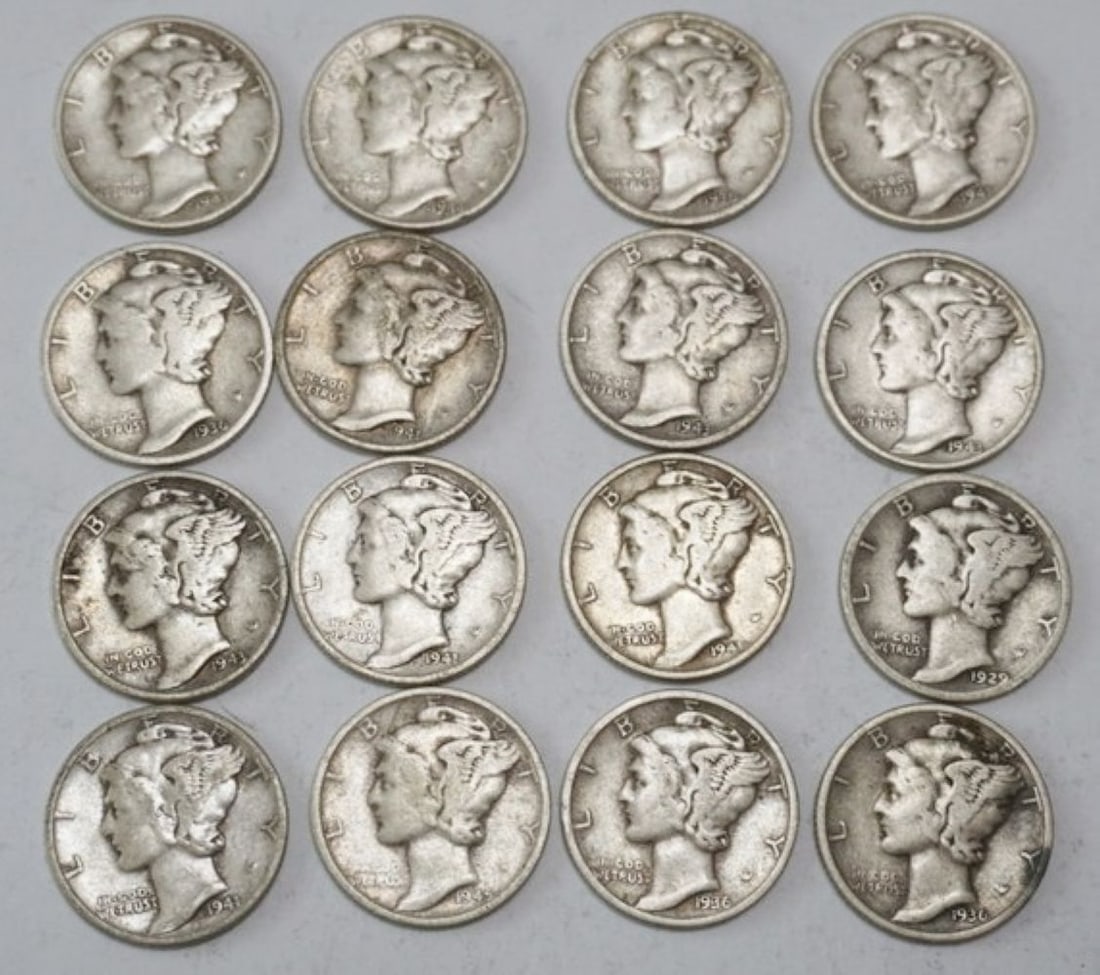 ASSORTED LIBERTY HEAD DIMES (1 of 4)