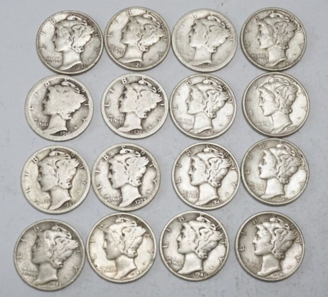 ASSORTED LIBERTY HEAD DIMES (1 of 4)