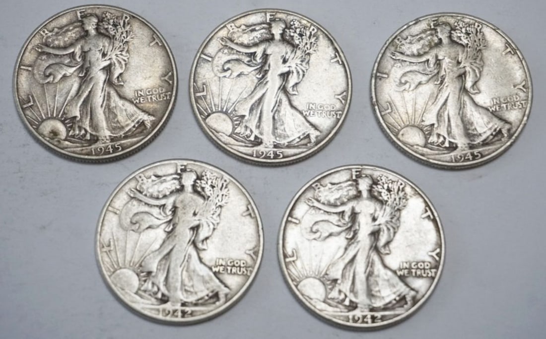 WALKING LIBERTY SILVER DOLLARS (1 of 2)