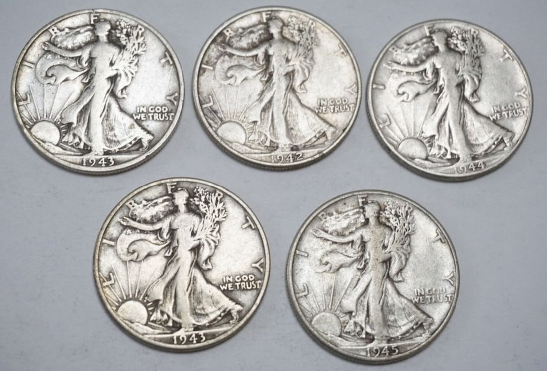 WALKING LIBERTY SILVER DOLLARS (1 of 2)