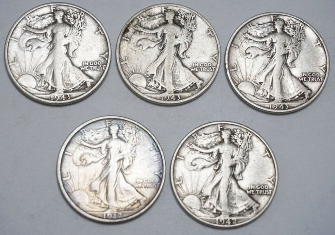 WALKING LIBERTY SILVER DOLLARS (1 of 2)
