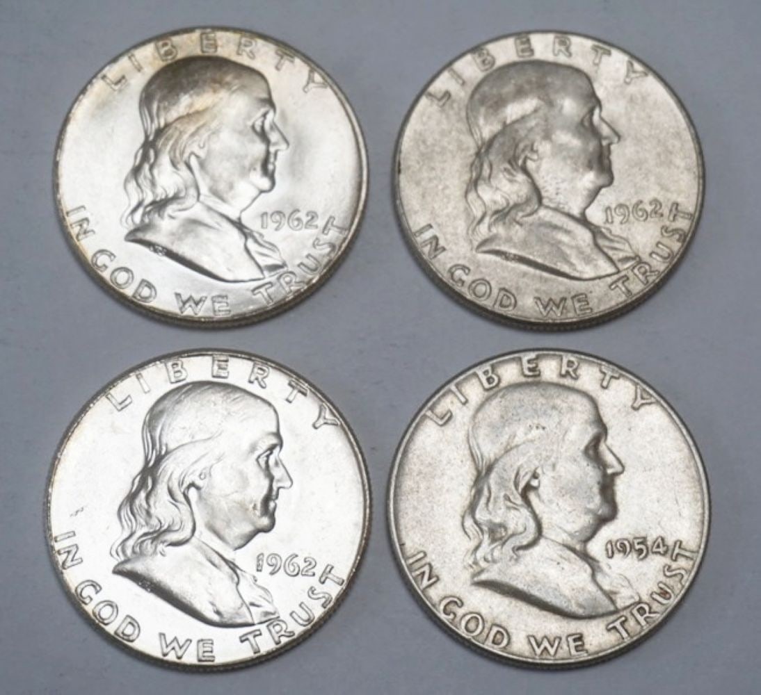 FRANKLIN SILVER HALF DOLLAR (1 of 2)