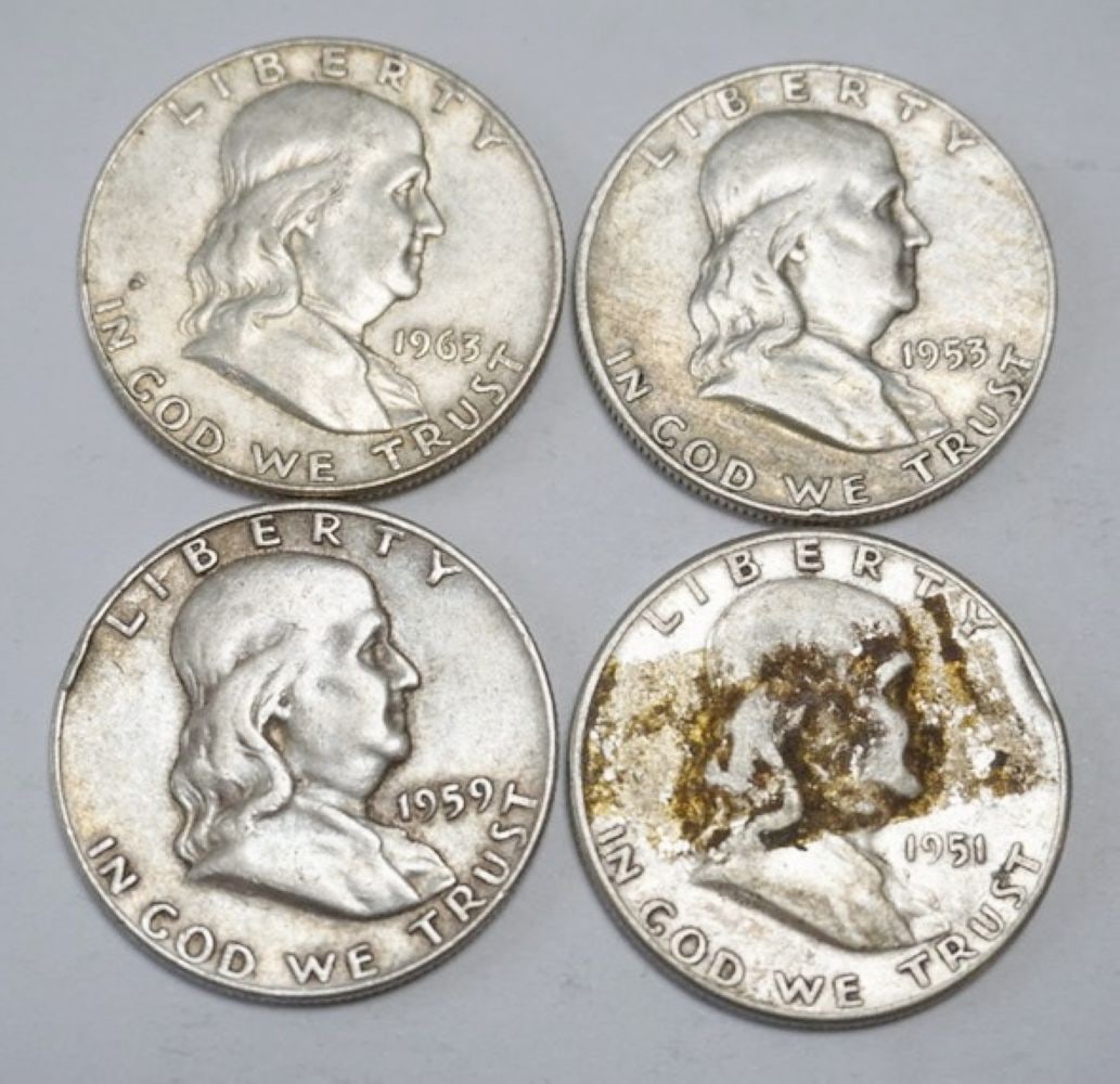 FRANKLIN SILVER HALF DOLLAR (1 of 2)