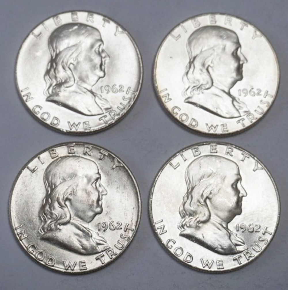 FRANKLIN SILVER HALF DOLLAR (1 of 2)