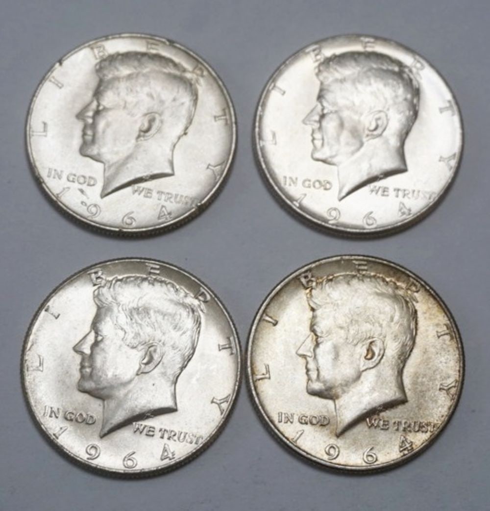 KENNEDY SILVER HALF DOLLARS (1 of 2)