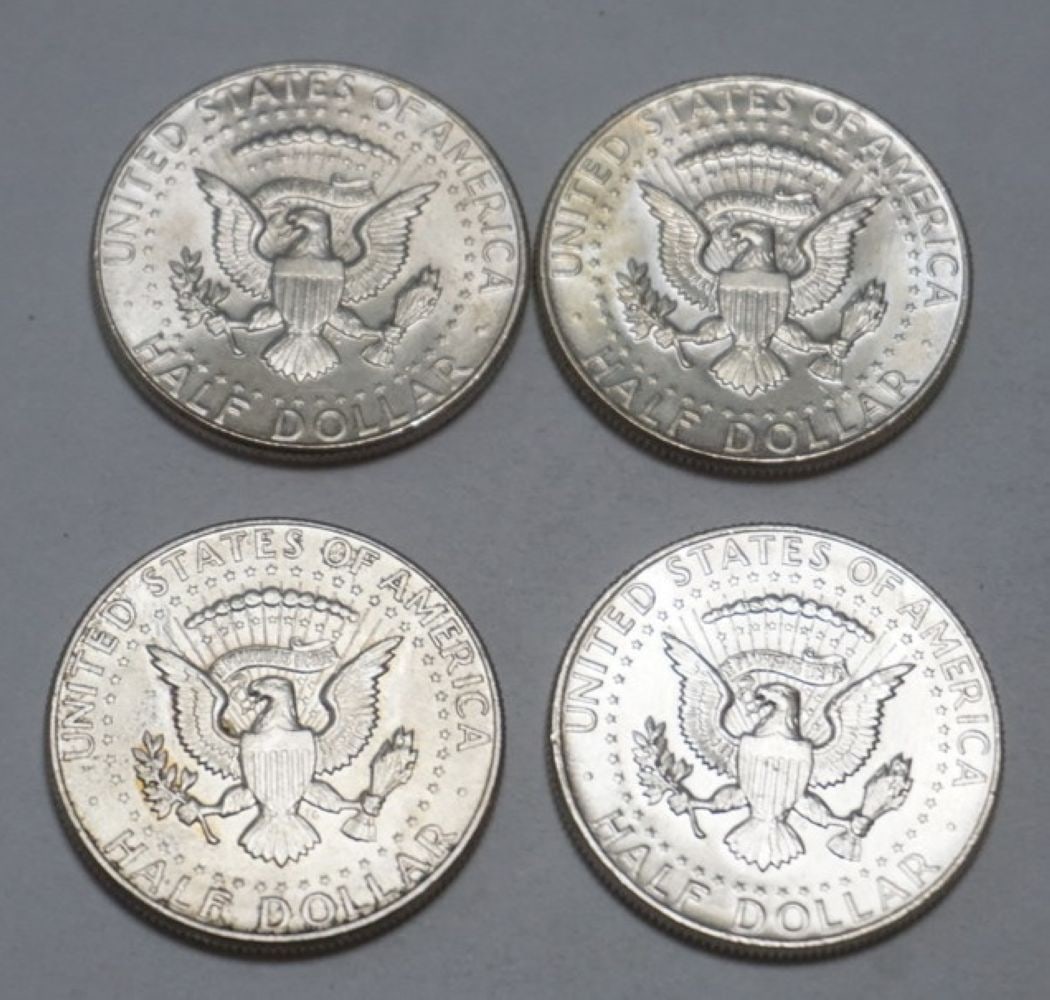 KENNEDY SILVER HALF DOLLARS - 2