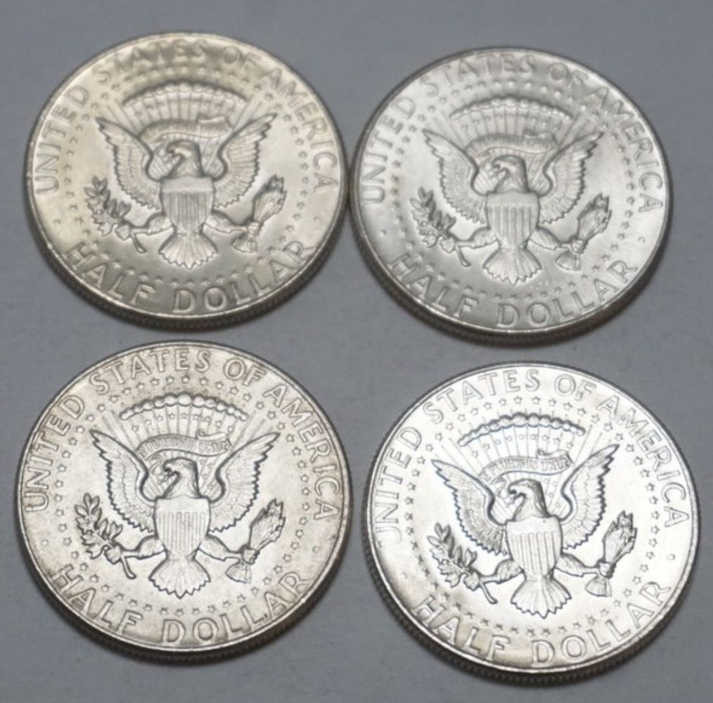 KENNEDY SILVER HALF DOLLARS - 2