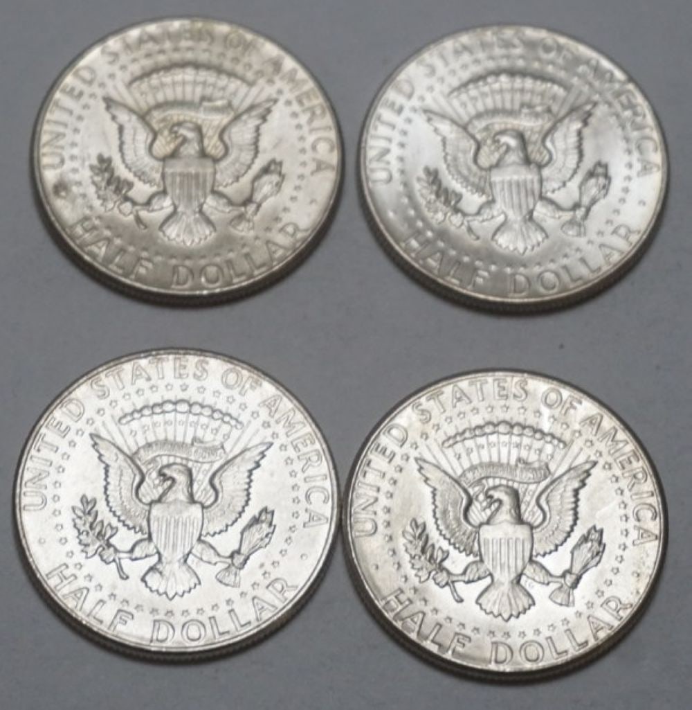 KENNEDY SILVER HALF DOLLARS - 2