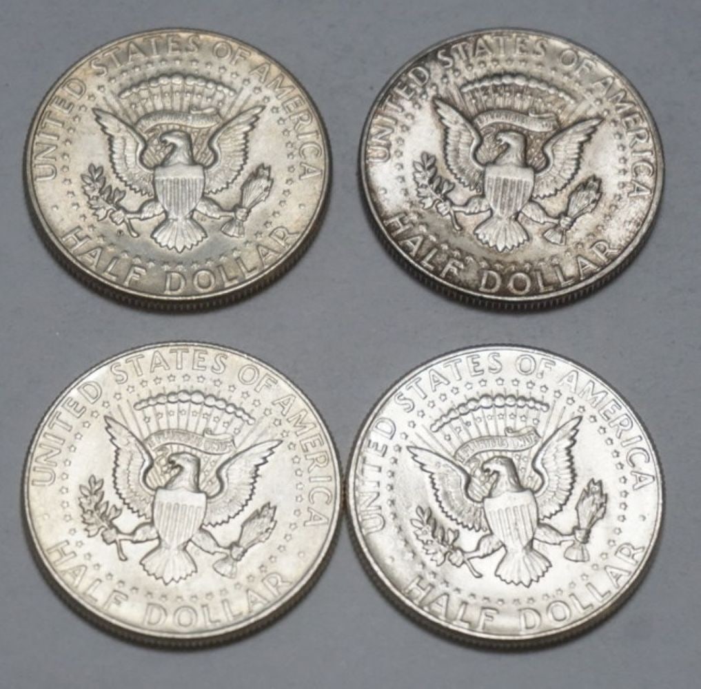 KENNEDY SILVER HALF DOLLARS - 2
