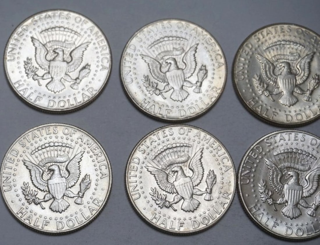 KENNEDY HALF DOLLARS - 4