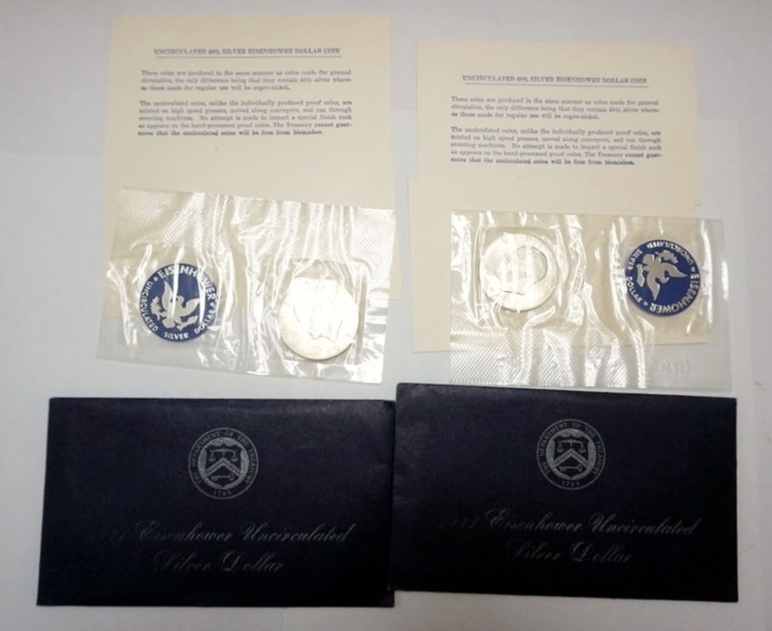 EISENHOWER DOLLARS: 1971 EISENHOWER PROOF UNCIRCULATED DOLLARS