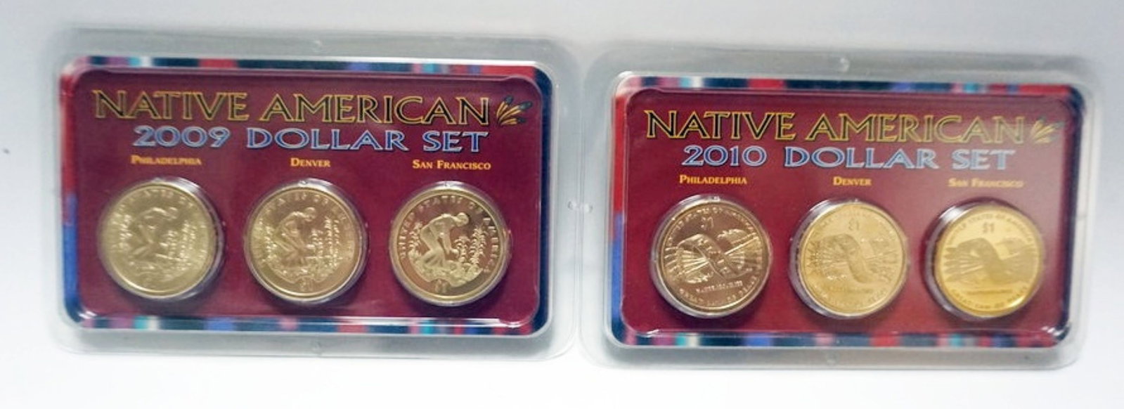 P, D, S MINT MARK: 2009 & 2010 P, D & S MINT MARK, MADE IN AMERICA DOLLAR SETS