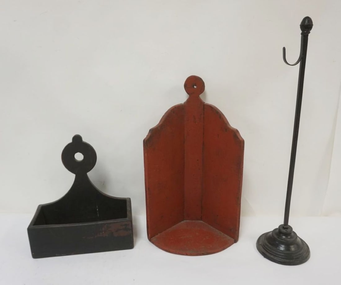 HANGING WOOD CANDLE BOX & HANGING, ETC (1 of 3)