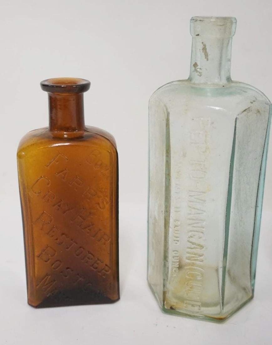ASSORTED ANTIQUE BOTTLES - 2