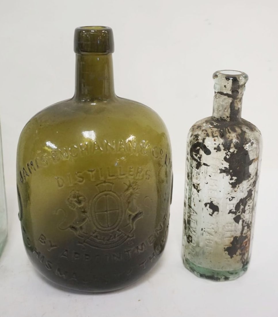 ASSORTED ANTIQUE BOTTLES - 4