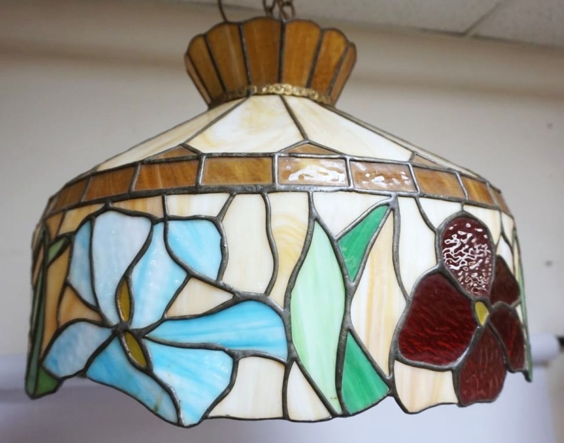 STAIN GLASS HANGING DOME (1 of 2)