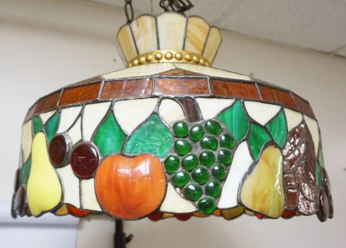 STAIN GLASS HANGING DOME (1 of 2)