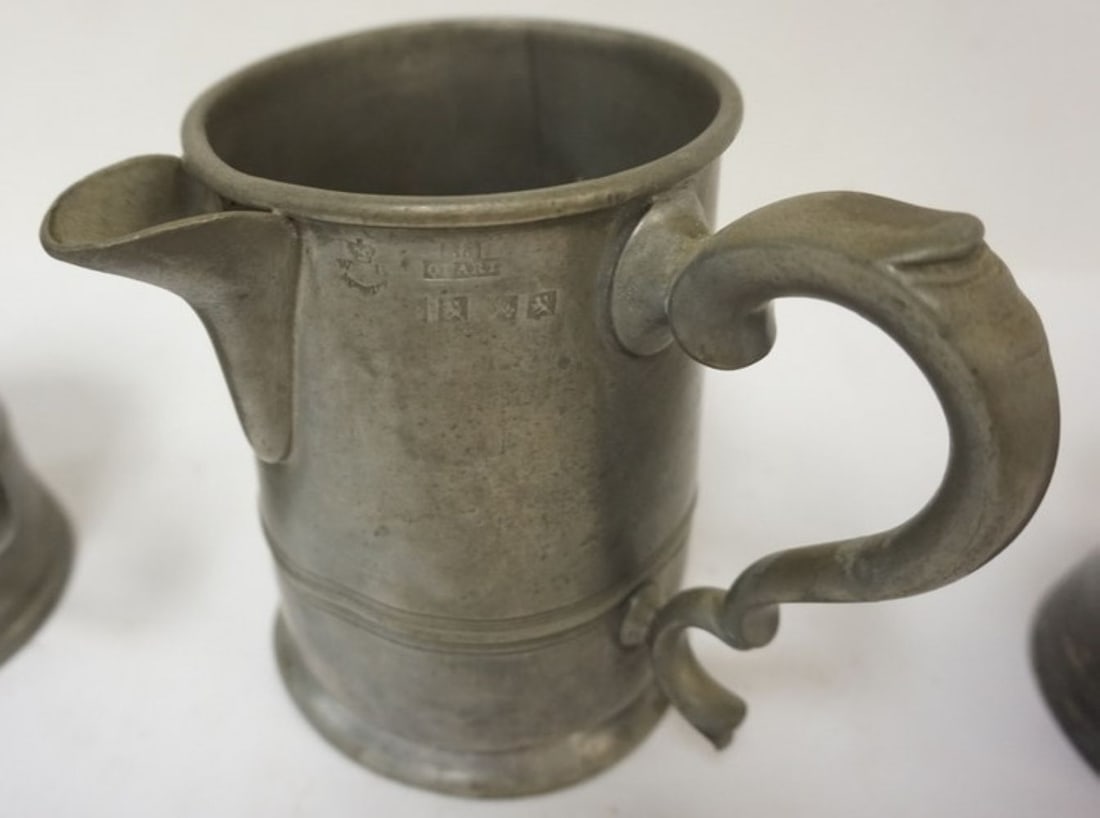 PEWTER PUB MEASURES - 2