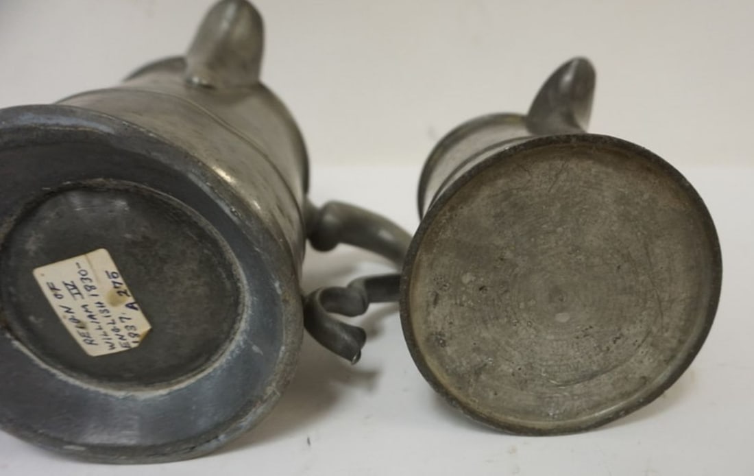 PEWTER PUB MEASURES - 6