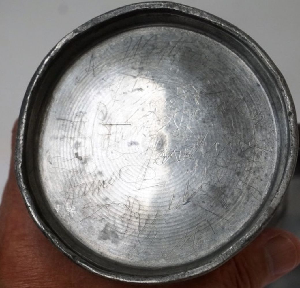 PEWTER MEASURES - 6