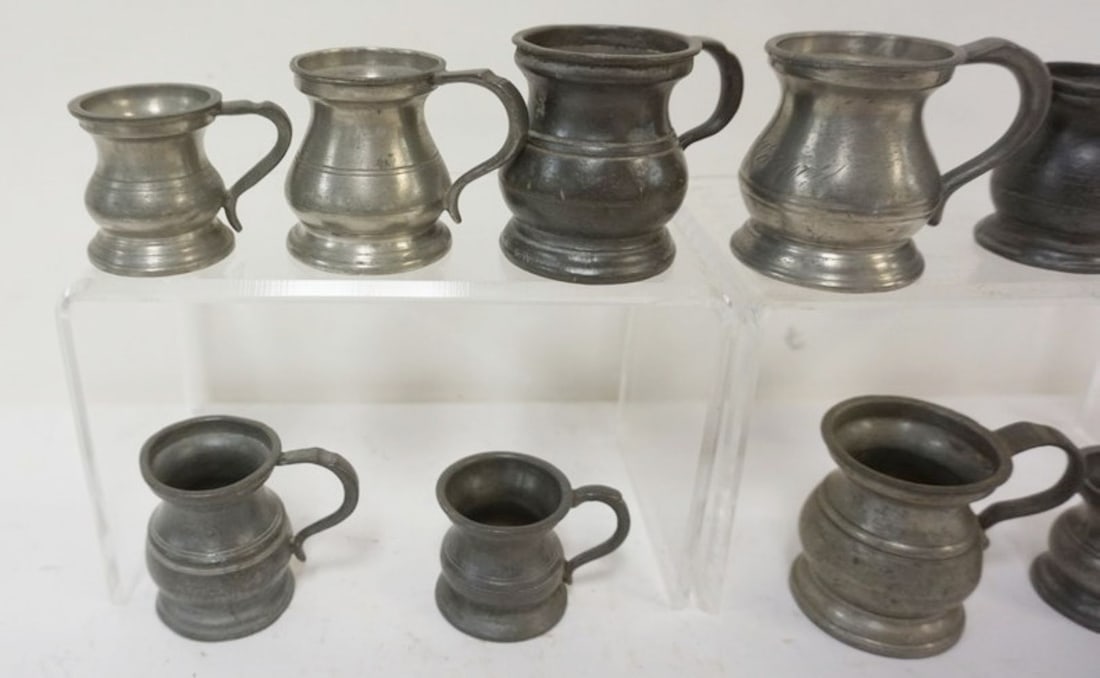 PEWTER MEASURES - 2