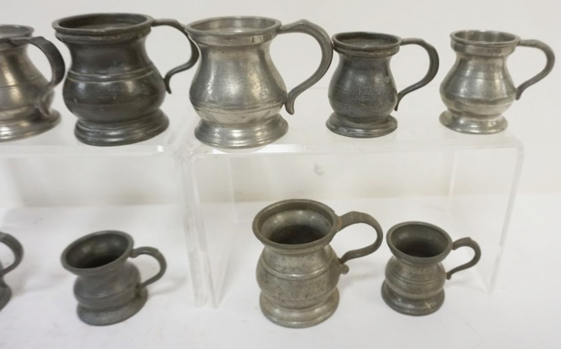 PEWTER MEASURES - 3