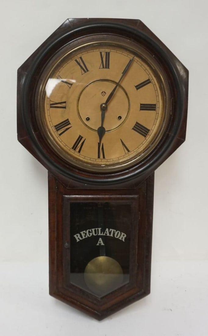 ANSONIA A REGULATOR CLOCK (1 of 3)