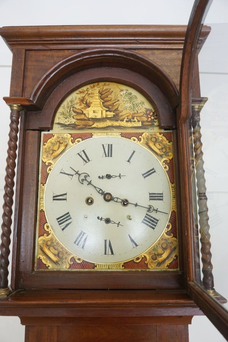 ANTIQUE TALL CASE CLOCK - 3