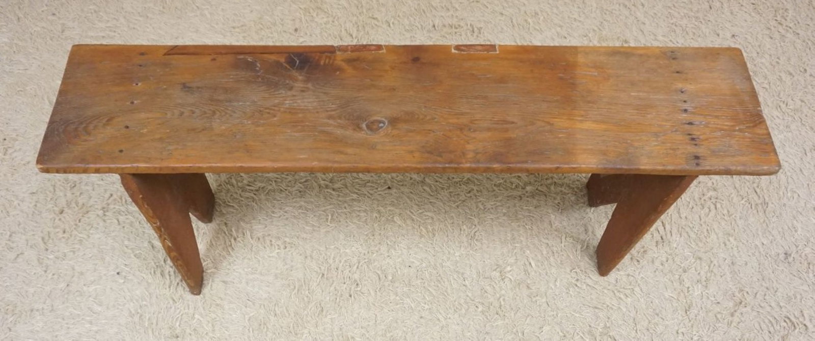 PRIMITIVE PINE BENCH - 2