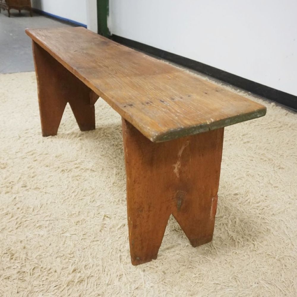PRIMITIVE PINE BENCH - 3