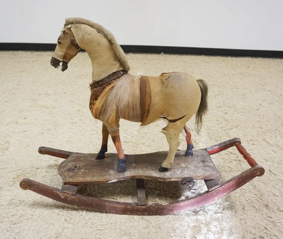 ANTIQUE CHILDS ROCKING HORSE (1 of 4)