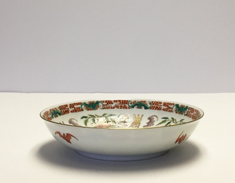 Chinese Porcelain Famille Rose Plate (1 of 6)