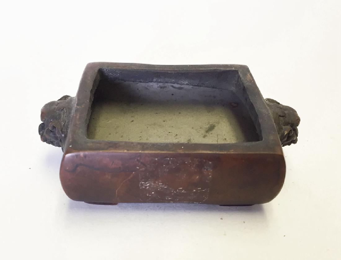 Chinese Copper Incense Burner: Chinese Copper Incense Burner No damage or restorations.L10cm/W6.5cm/H3cm. If you have questions or want to buy it now, please contact us.