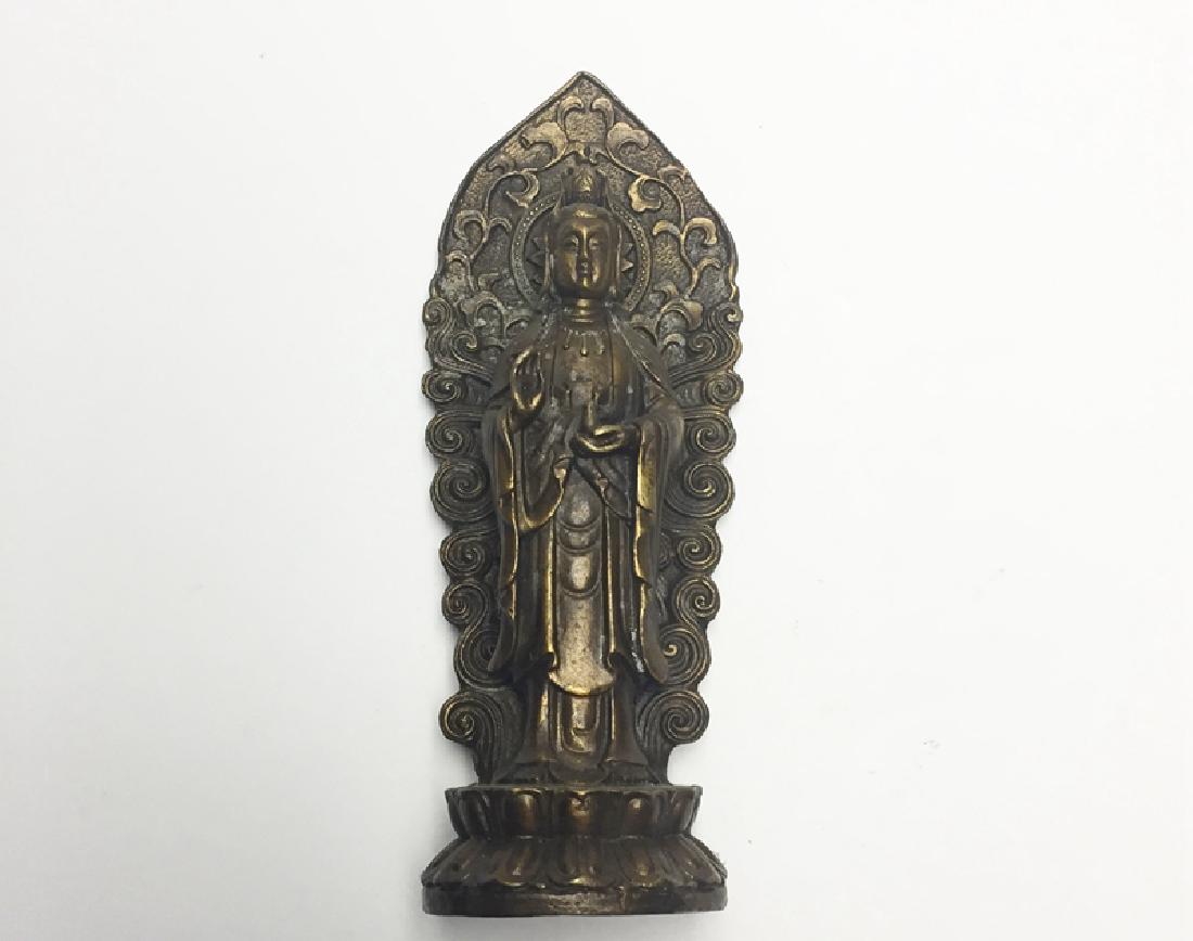 Chinese Bronze Buddah Statue (1 of 5)