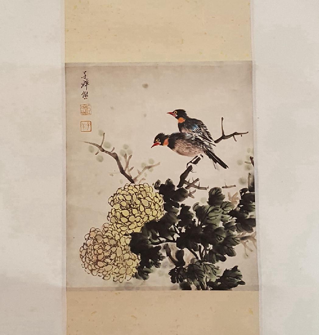 Chinese Scroll Painting,Zhang Xiong(1803-1886): Chinese Scroll Painting Zhang Xiong(1803-1886)is a famous Chinese painting master.Painting net size:Height 25cm ,Wide 22cm.Very good condition,No damage, refer to the many pictures. If you have questi
