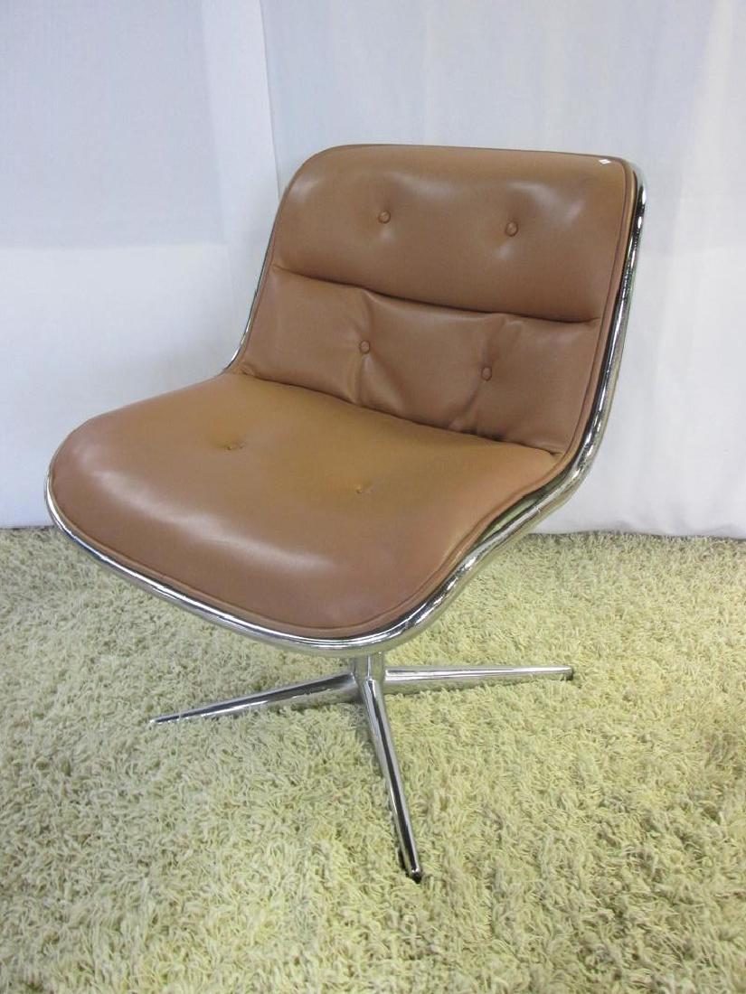 CHARLES POLLOCK FOR KNOLL BROWN OFFICE CHAIR: SEE TITLE
