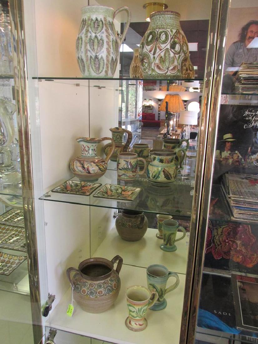 GROUPING OF DENBY POTTERY, ENGLAND: SEE TITLE