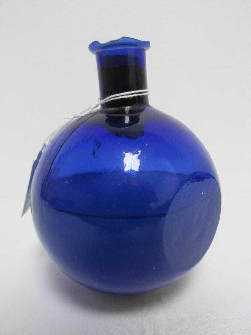 COBALT FIRE GRENADE: SOME CHIPPING AT LIP, FULL.FAC WILL NOT SHIP THIS ITEM AS IT CONTAINS CHEMICALS/POWDERS. THIS LOT CAN BE PICKED UP LOCALLY.