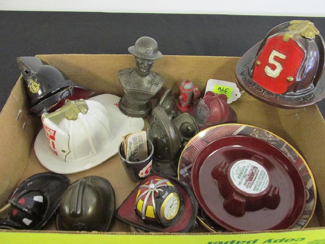 LOT OF DECORATIVE ITEMS, FIREFIGHTER MOTIF (1 of 1)