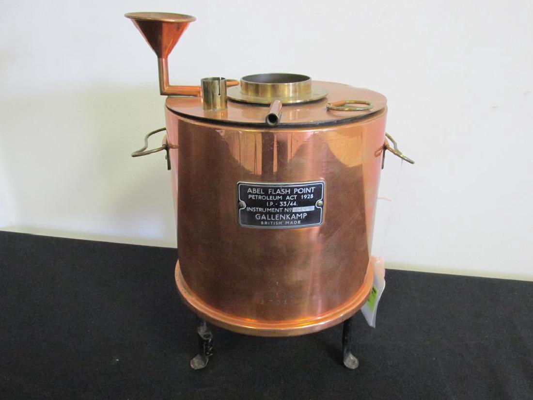 ABEL FLASH POINT LABORATORY TESTING DEVICE, ENGLAND (1 of 1)