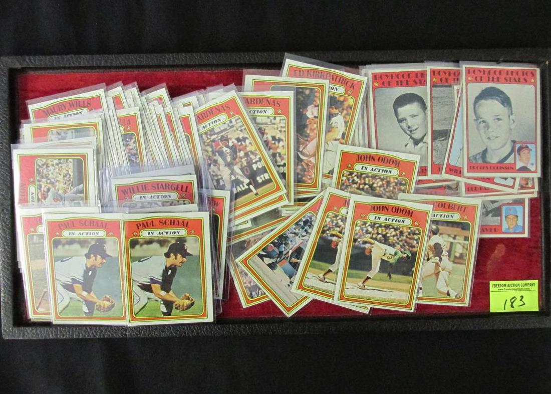 1972 TOPPS BASEBALL CARDS, IN ACTION, BOYHOOD CARDS: SEE TITLE