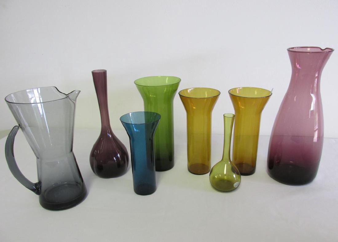 GROUPING OF SCANDINAVIAN ART GLASS: SEE TITLE
