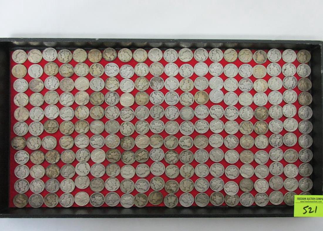 220 MERCURY SILVER DIMES (1 of 1)