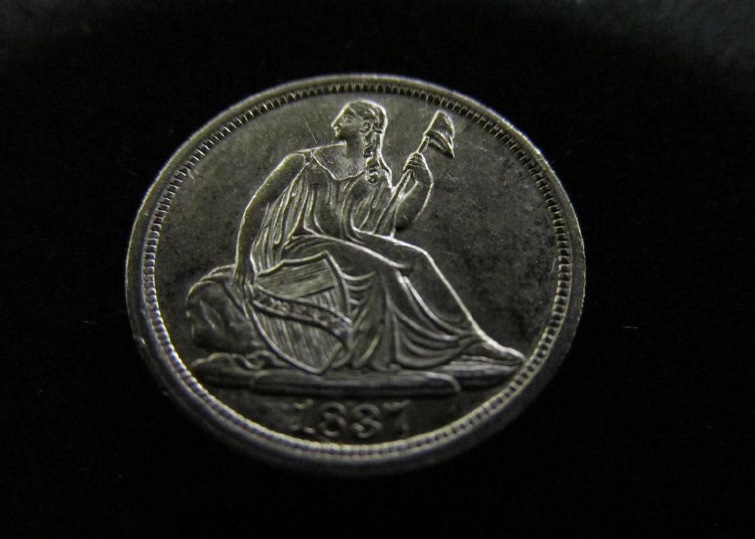 1837 LIBERTY SEATED HALF DIME (1 of 2)