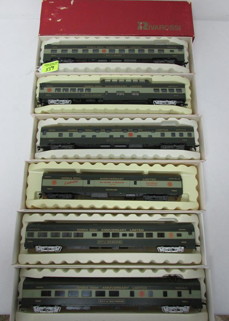 6 RIVAROSSI HO TRAINS, NMRA 50TH ANNIVERSARY (1 of 1)
