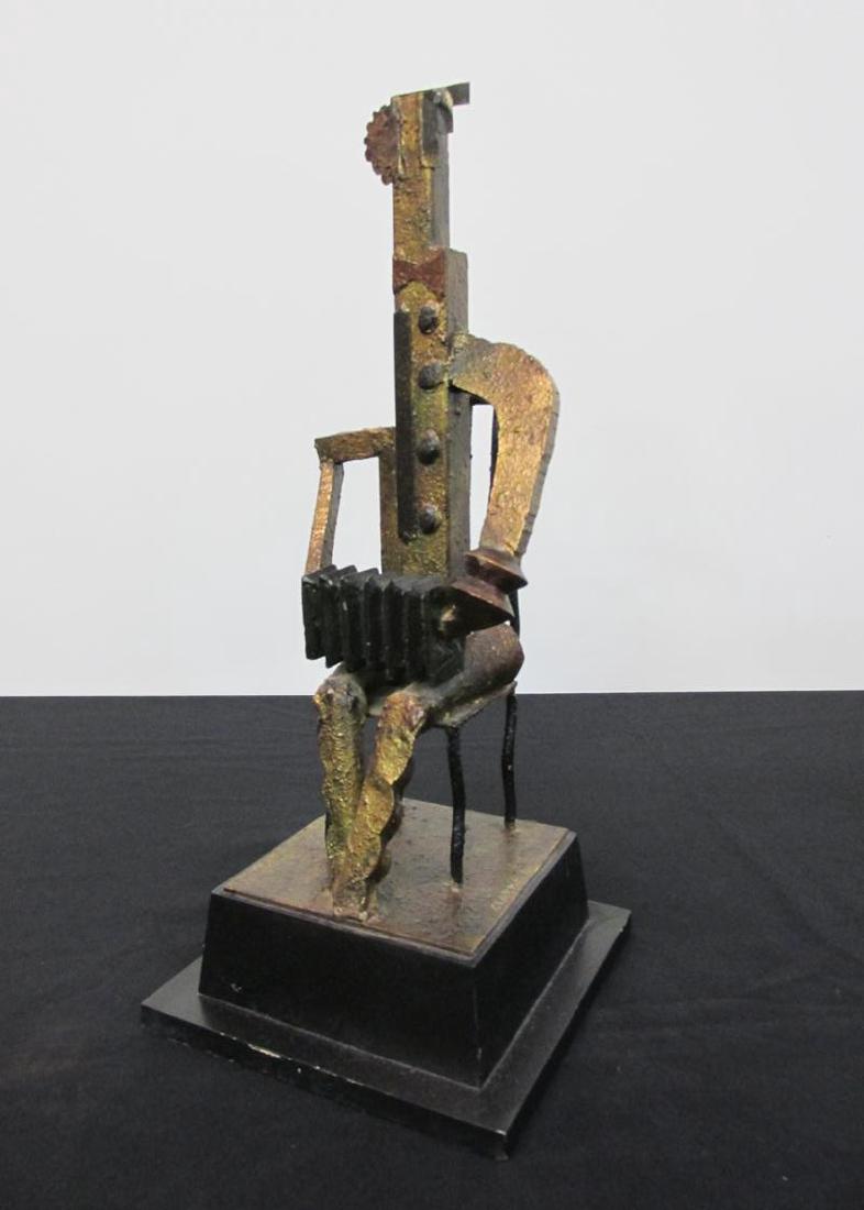 CUBIST MULTI-METAL FIGURE, CLARKE: 16"